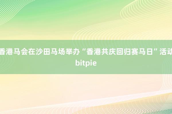 香港马会在沙田马场举办“香港共庆回归赛马日”活动bitpie