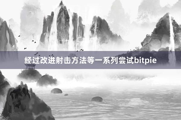 经过改进射击方法等一系列尝试bitpie