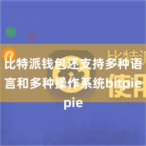 比特派钱包还支持多种语言和多种操作系统bitpie