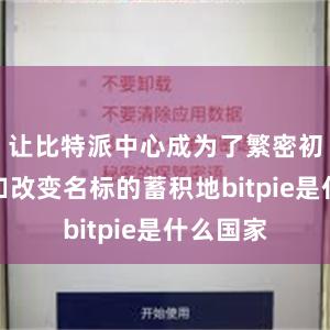 让比特派中心成为了繁密初创企业和改变名标的蓄积地bitpie是什么国家